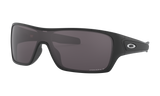 Men's Oakley Turbine Rotor Sunglasses in Matte Black Prizm Grey Polarized 