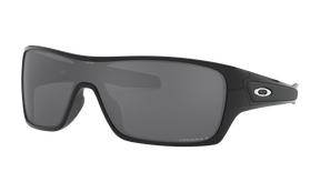 Men's Oakley Turbine Rotor Sunglasses in Polished Black Prizm Black Polarized 