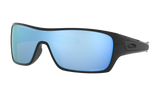 Men's Oakley Turbine Rotor Sunglasses in Polished Black Prizm Deep Water Polarized