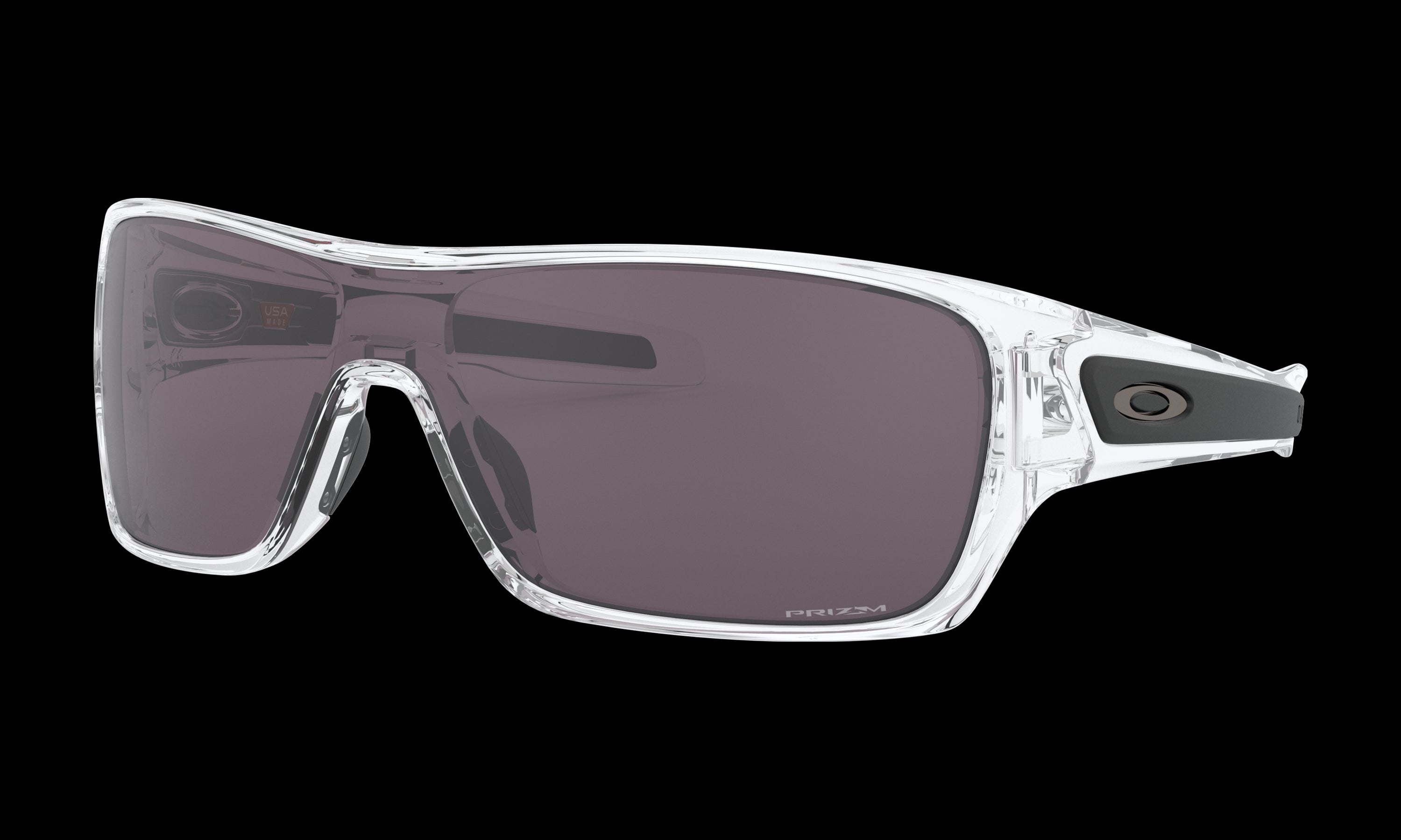 Men's Oakley Turbine Rotor Sunglasses in Polished Clear Prizm Grey