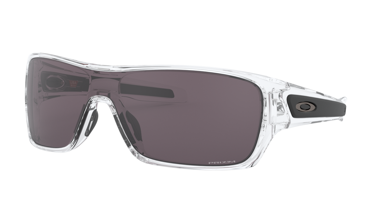 Men's Oakley Turbine Rotor Sunglasses in Polished Clear Prizm Grey