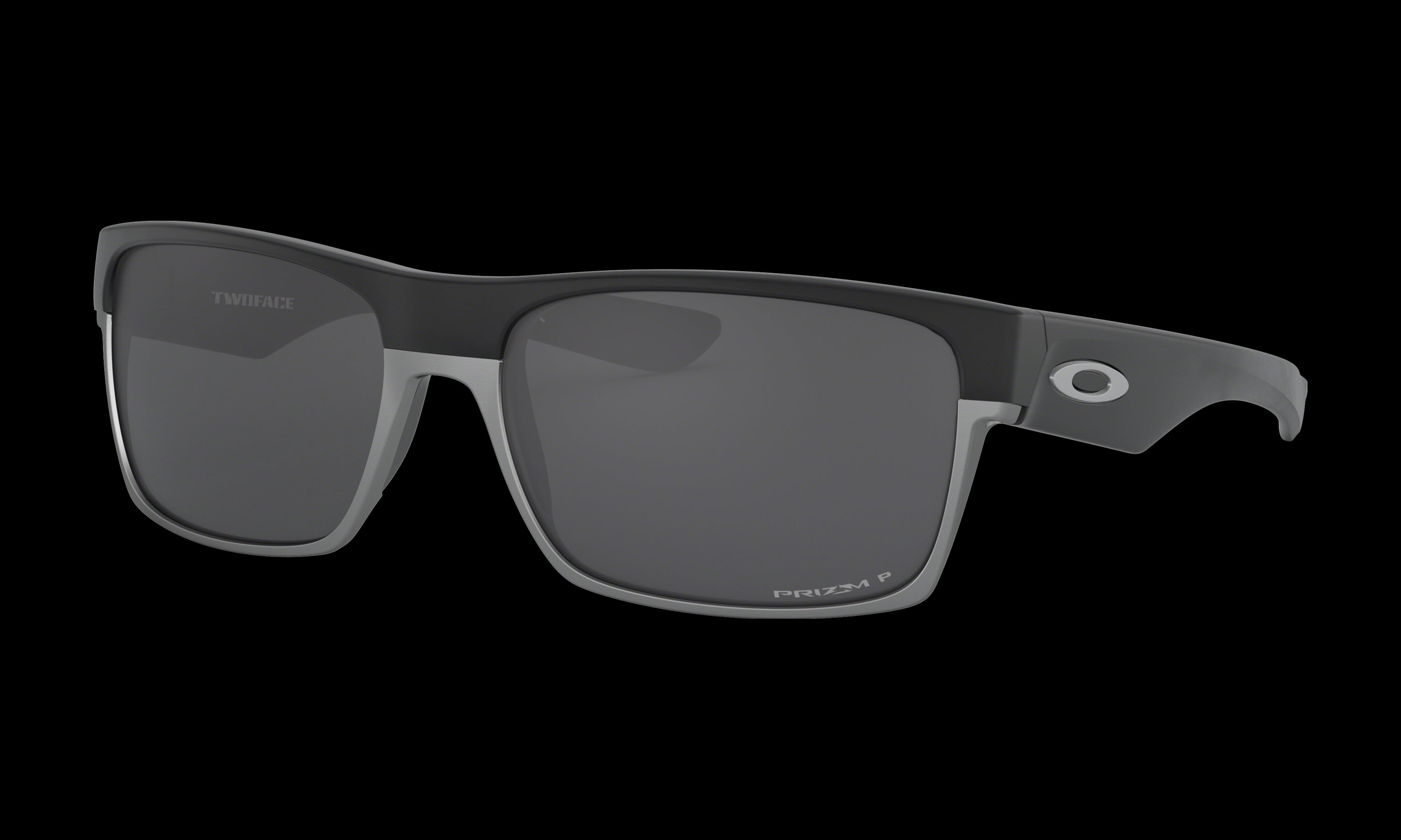 Men's Oakley Twoface Sunglasses in Matte Black Prizm Black Polarized 