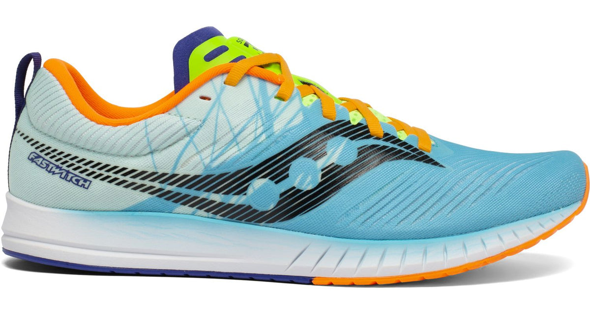 Men's Saucony Fastwitch 9 Running Shoe in Future Blue from the side view
