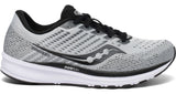 Saucony Men's Ride 13 Running Shoe in Alloy/Black from the side