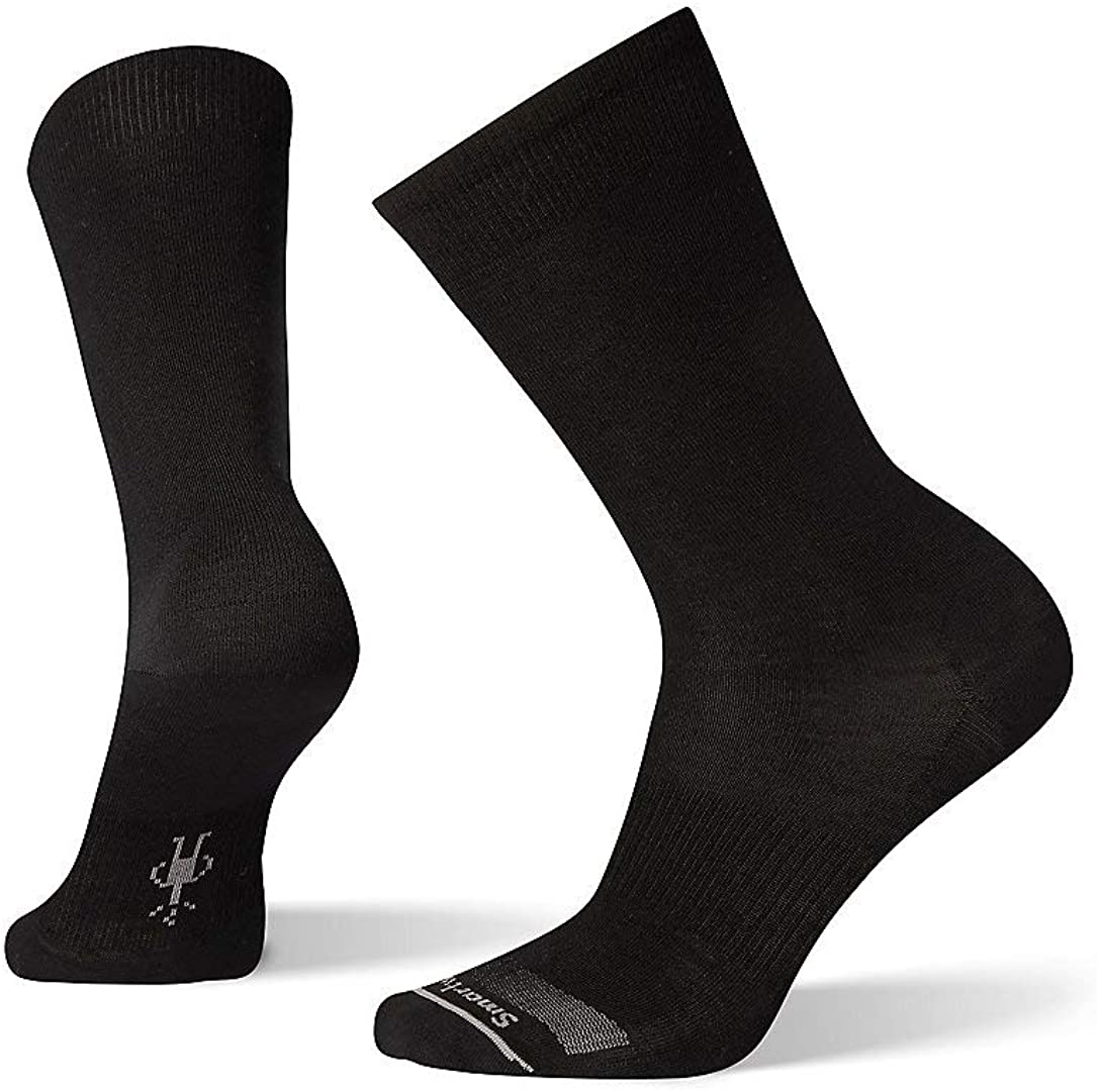 Men's Smartwool Anchor Line Crew Sock in Black