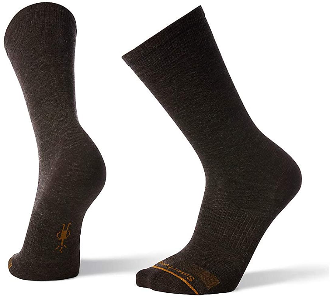 Men's Smartwool Anchor Line Crew Sock in Chestnut