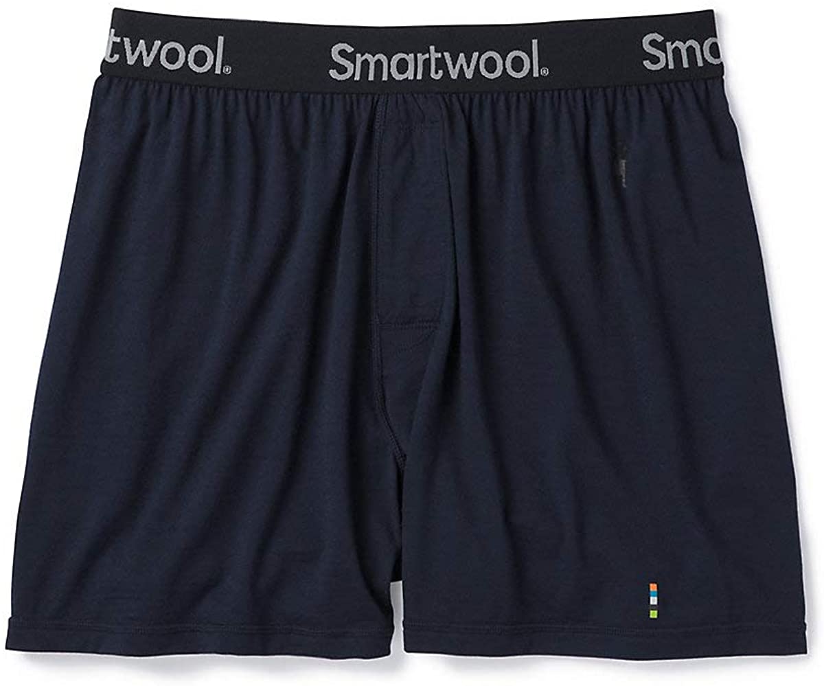 Men's Smartwool Merino 150 Boxer Short in Deep Navy from the front