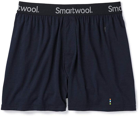 Men's Smartwool Merino 150 Boxer Short in Deep Navy from the front