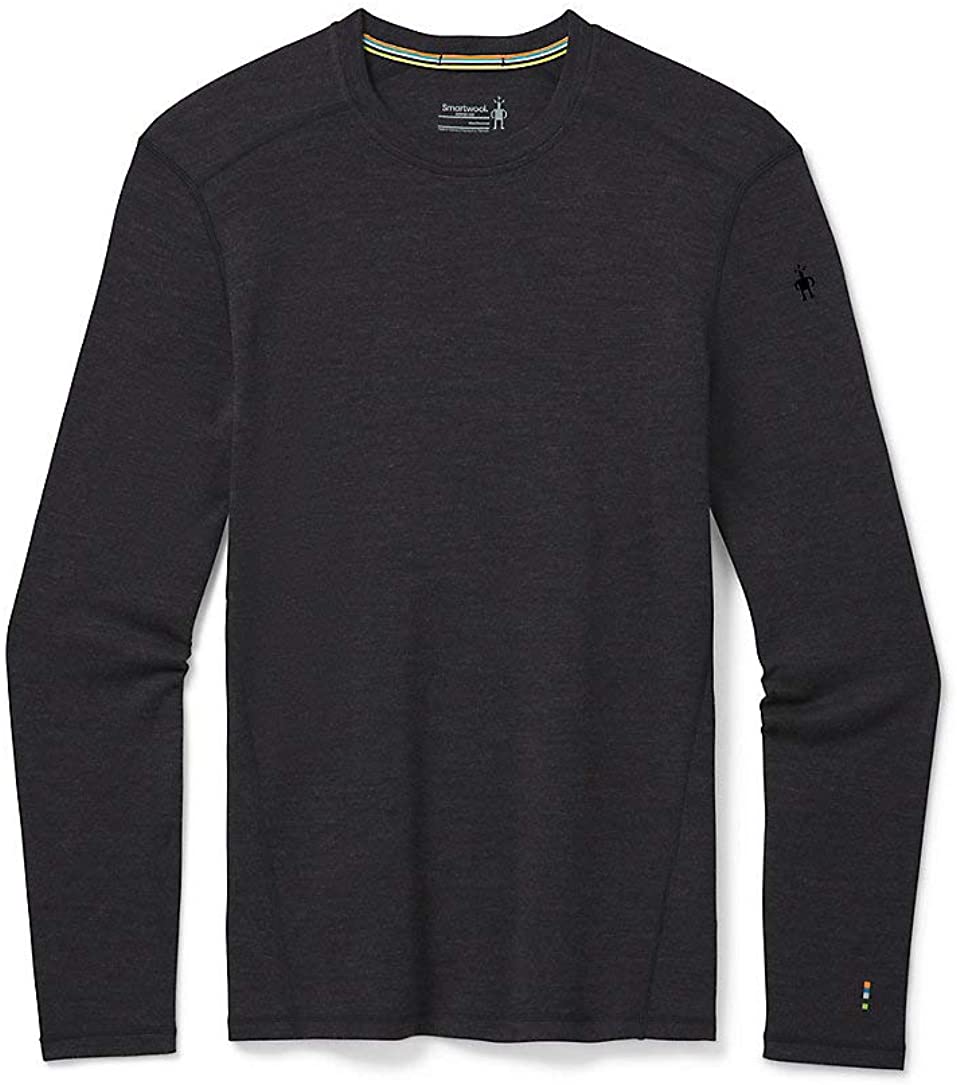 Men's Smartwool Merino 250 Baselayer Crew in Charcoal Heather