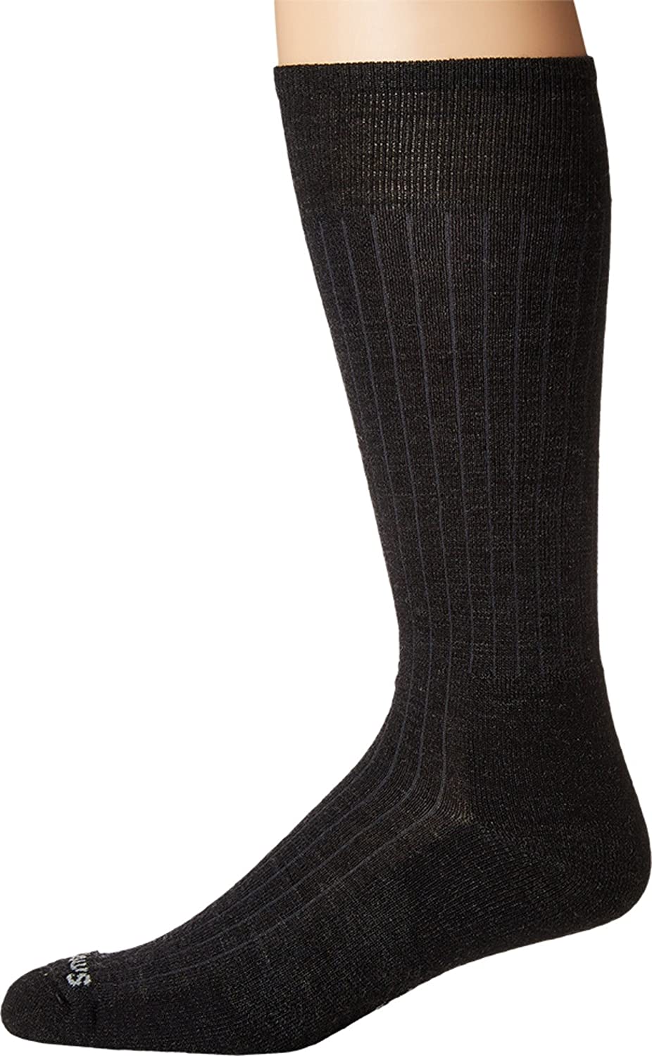 Men's Smartwool New Classic Rib Sock Charcoal in front