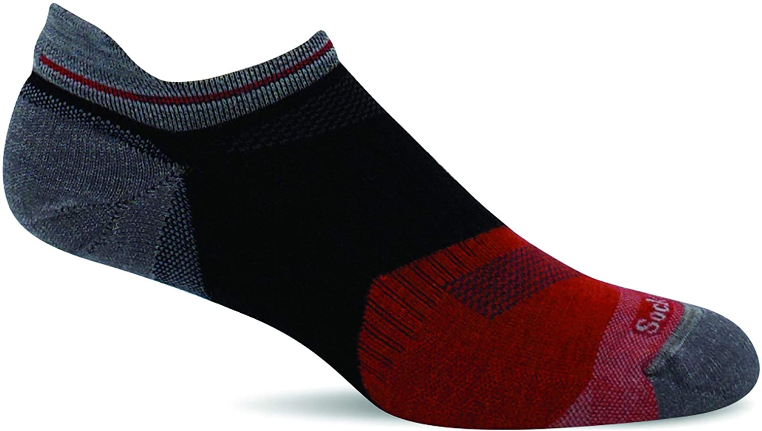Men's Sockwell Flash Micro Moderate Compression Sock in Black