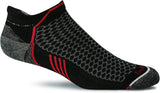 Sockwell Men's Incline Micro Moderate Compression Sock in Black from the side