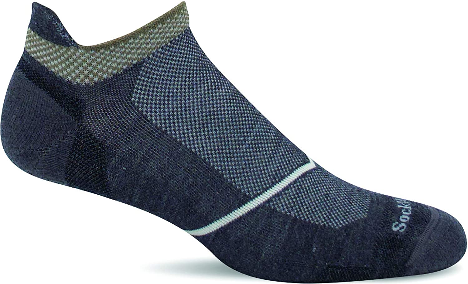 Men's Sockwell Pulse Micro Firm Compression Sock in Charcoal