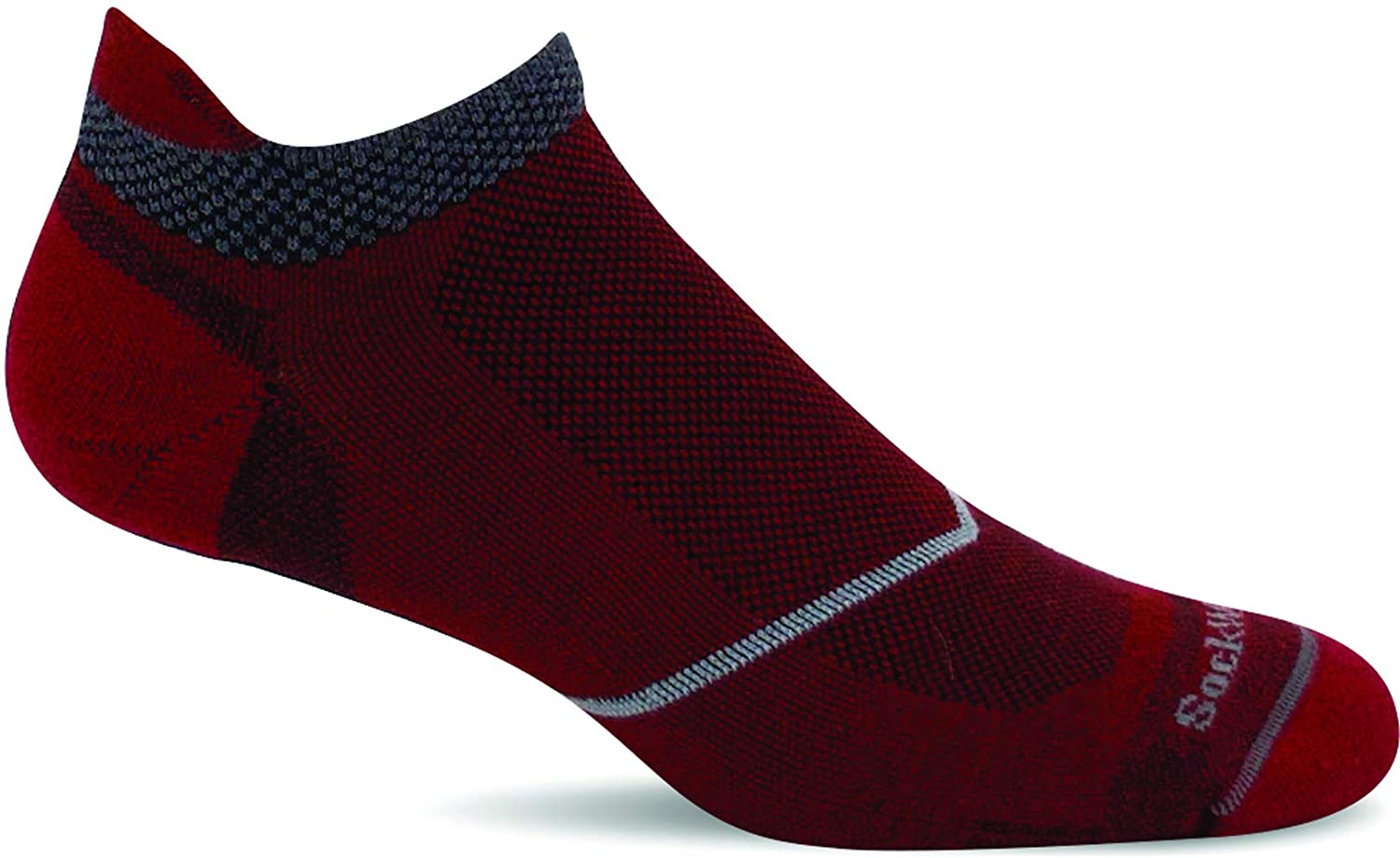 Men's Sockwell Pulse Micro Firm Compression Sock in Ruby