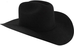 Mens Stetson Apache Buffalo Wool Western Hat Black