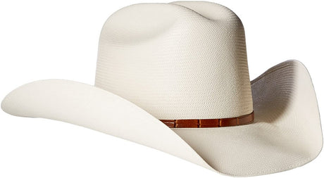 Mens Stetson Maximo Straw Western Hat Natural