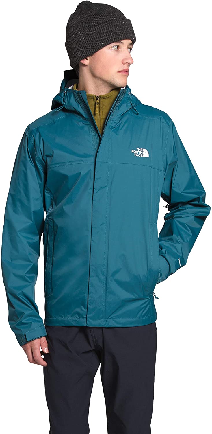 Men's The North Face Venture 2 Jacket in Mallard Blue from the front
