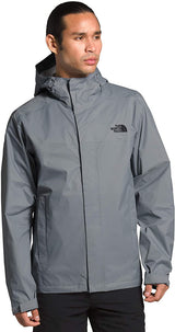 Men's The North Face Venture 2 Jacket in Mid Grey/Mid Grey/TNF Black from the front