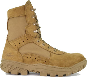 Thorogood Men's 8" War Fighter Water Resistant Steel Safety Toe Military Boot in Coyote