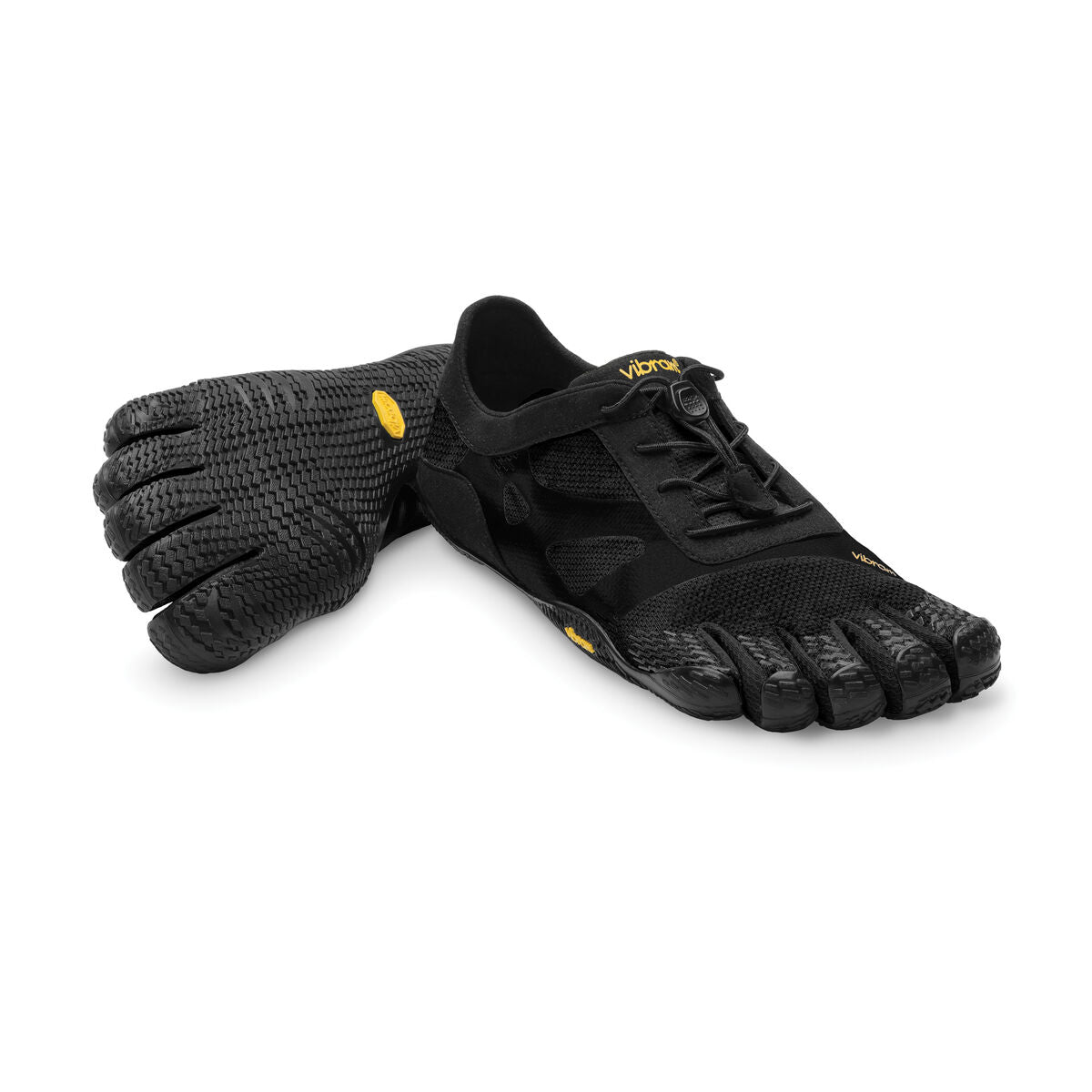 Men's Vibram Five Fingers KSO EVO Training Shoe in Black from the front