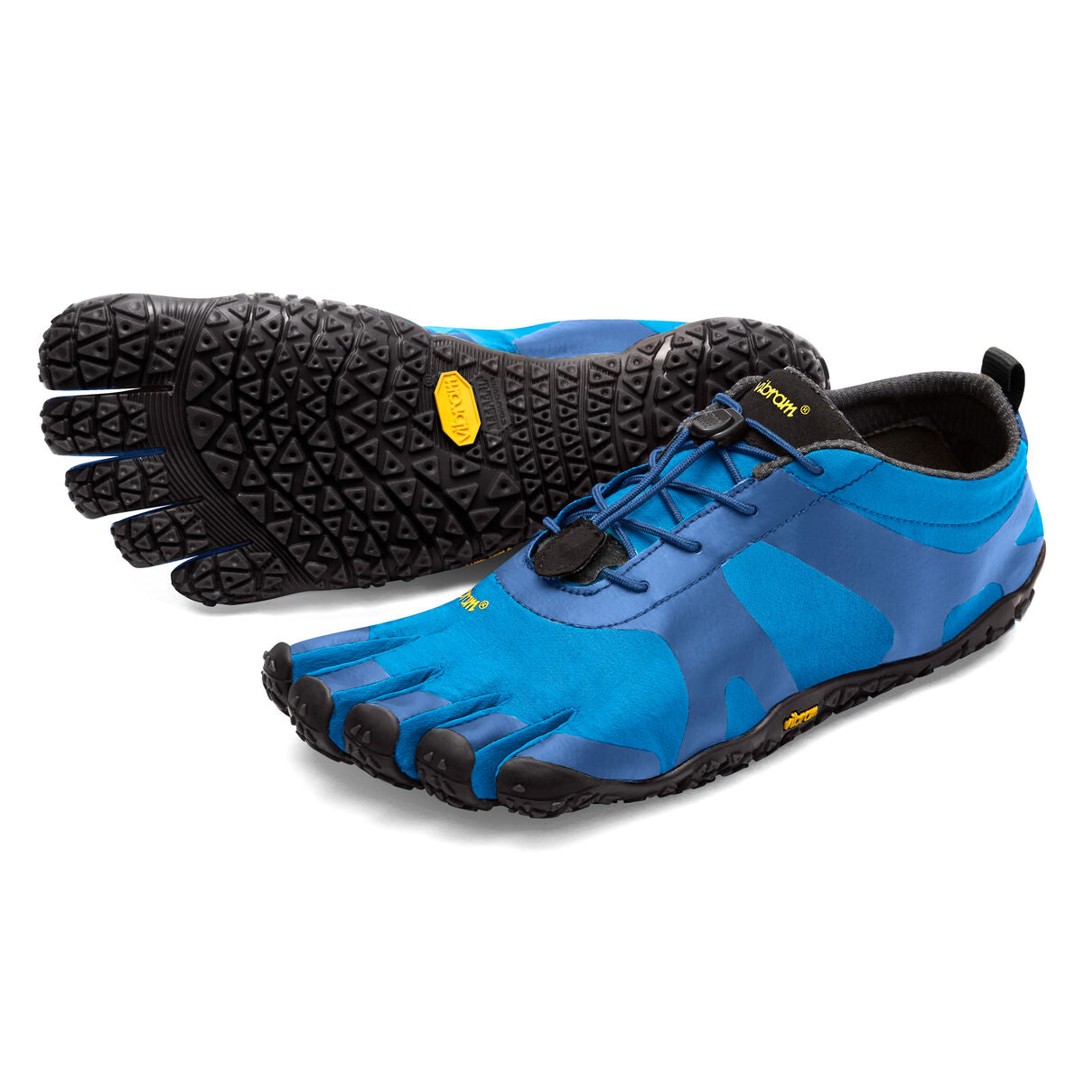 Men's Vibram Five Fingers V-Alpha Hiking Shoe in Blue/Black from the front