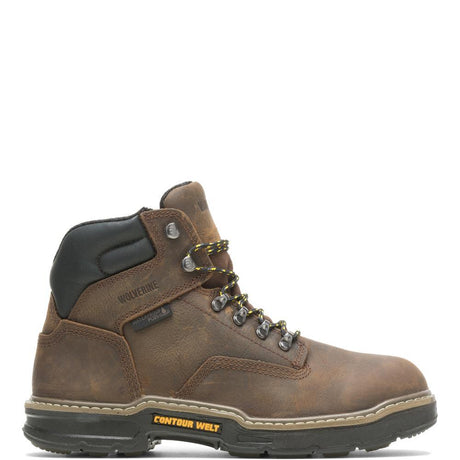 Wolverine Men's Bandit 6" Lo Waterproof Boot in Dark Brown