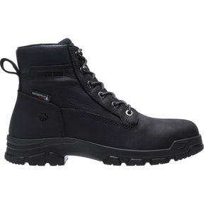 Wolverine Men's Chainhand 6" Steel-Toe Waterproof Boot in Black