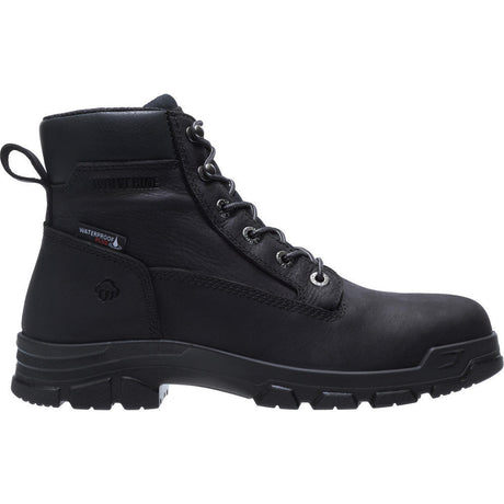 Wolverine Men's Chainhand 6" Steel-Toe Waterproof Boot in Black