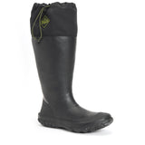 Unisex Muck Boot Forager Tall Waterproof Boot in Black view from the side
