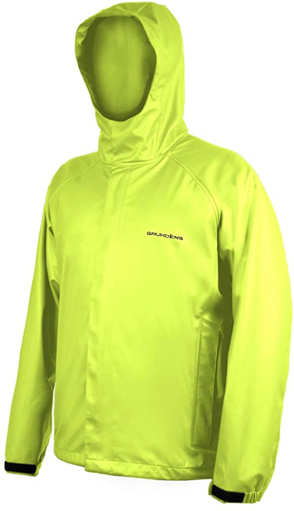 Neptune Jacket in Hi Vis Yellow color from the front view