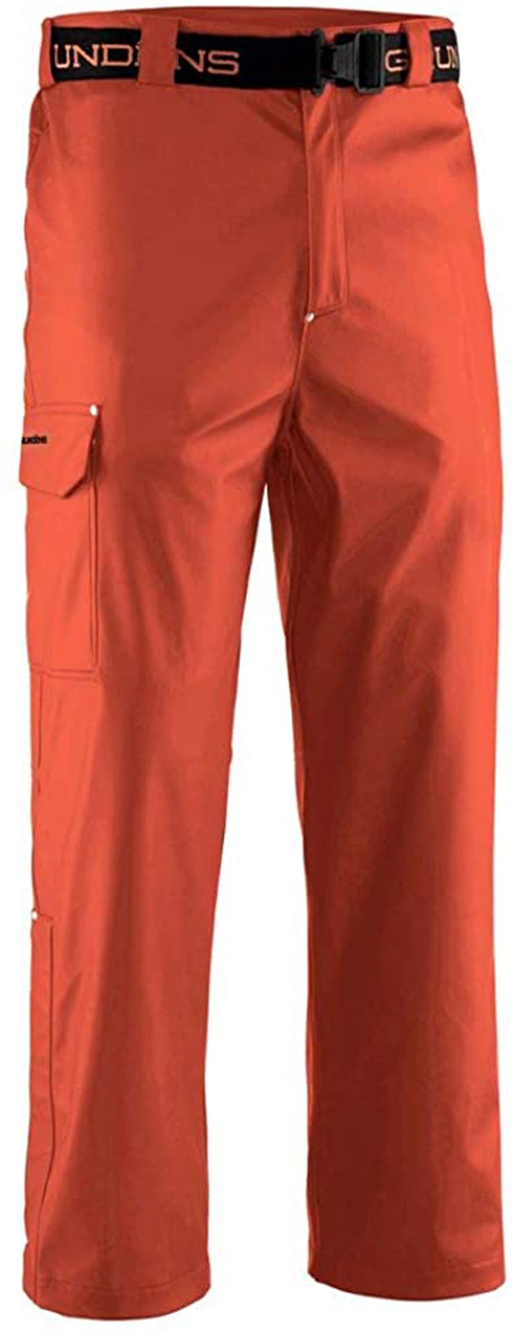 Neptune Pant in Orange color from the front view