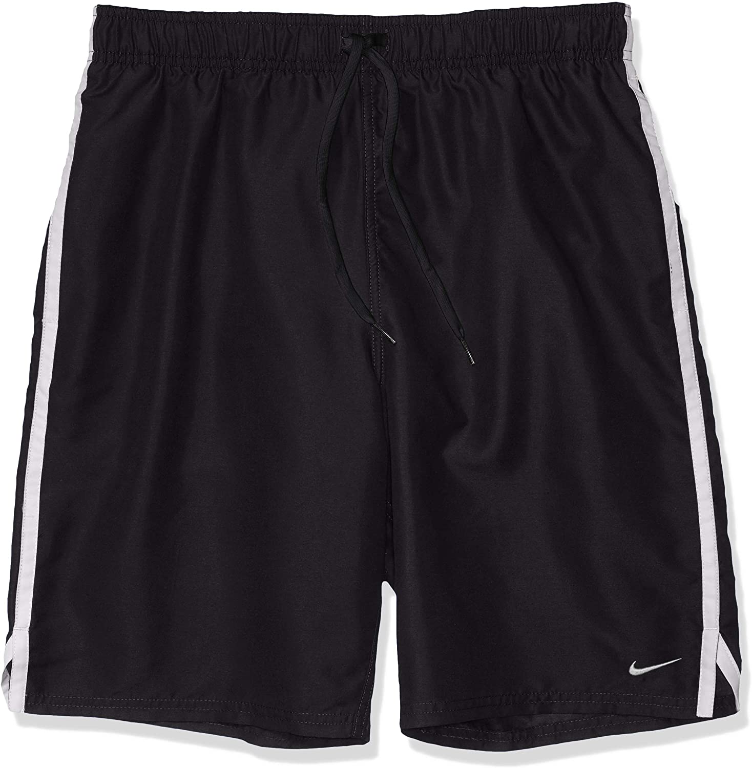 Men's Nike Diverge 9" Volley Short Swim Trunk in Black color from the front