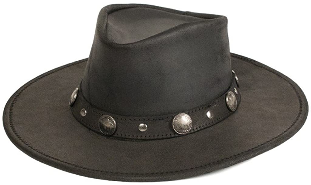 One Size Minnetonka Buffalo Nickel Hat Black in Black