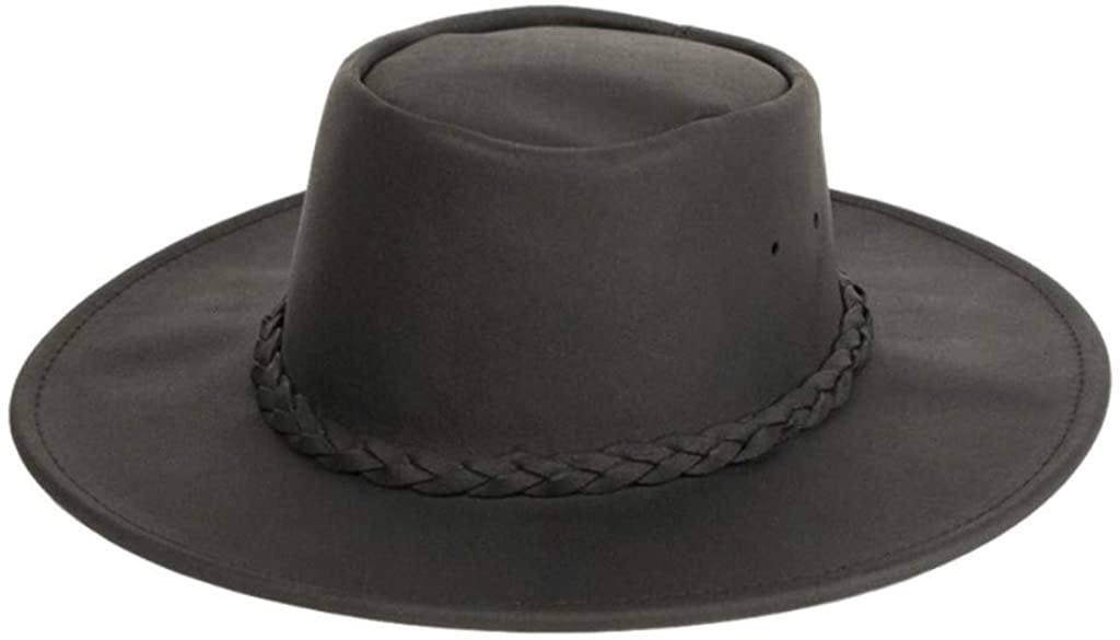 One Size Minnetonka Fold Up Hat Black in Black