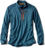 Orvis Men's Horseshoe Hills Quarter-Zip Fleece in Atlantic