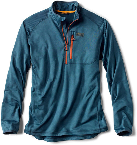 Orvis Men's Horseshoe Hills Quarter-Zip Fleece in Atlantic