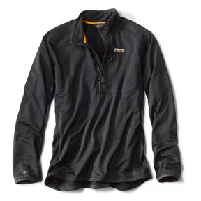 Orvis Men's Horseshoe Hills Quarter-Zip Fleece in Black