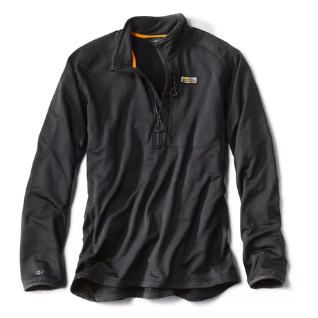 Orvis Men's Horseshoe Hills Quarter-Zip Fleece in Black