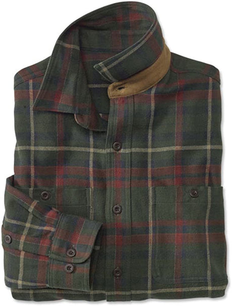 Orvis Men's The Perfect Flannel Shirt in Hunter/Navy