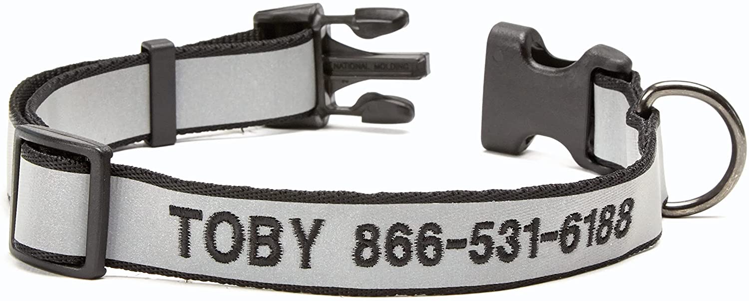 Orvis Personalized Reflective Collar in Black