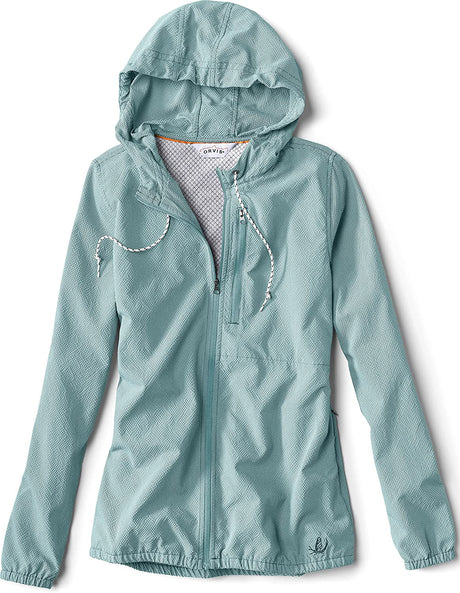 Hooded Open Air Caster In Dusty Blue