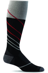 Sockwell Men's Pulse Sock in Black color from the side