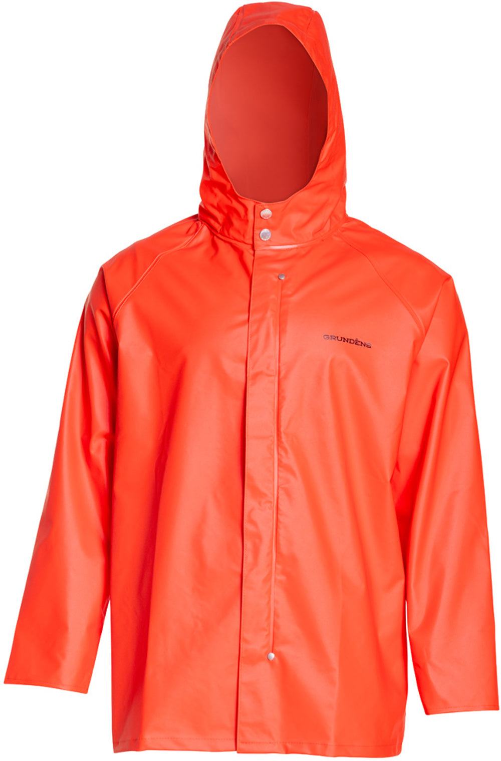 Shoreman Jacket in Orange color from the front view