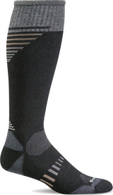Mens Ascend II OTC Moderate Graduated Compression Sock Black