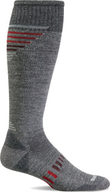 Mens Ascend II OTC Moderate Graduated Compression Sock Grey