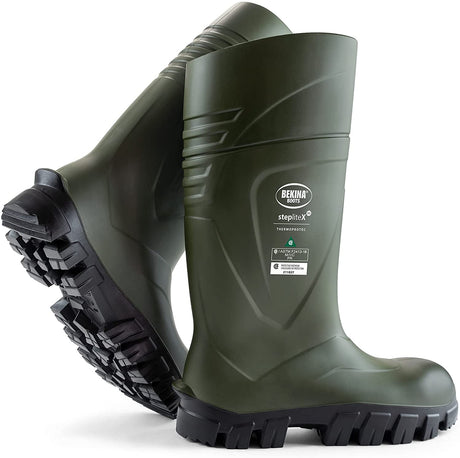 StepliteX ThermoProtec  in Green/Black from the side view