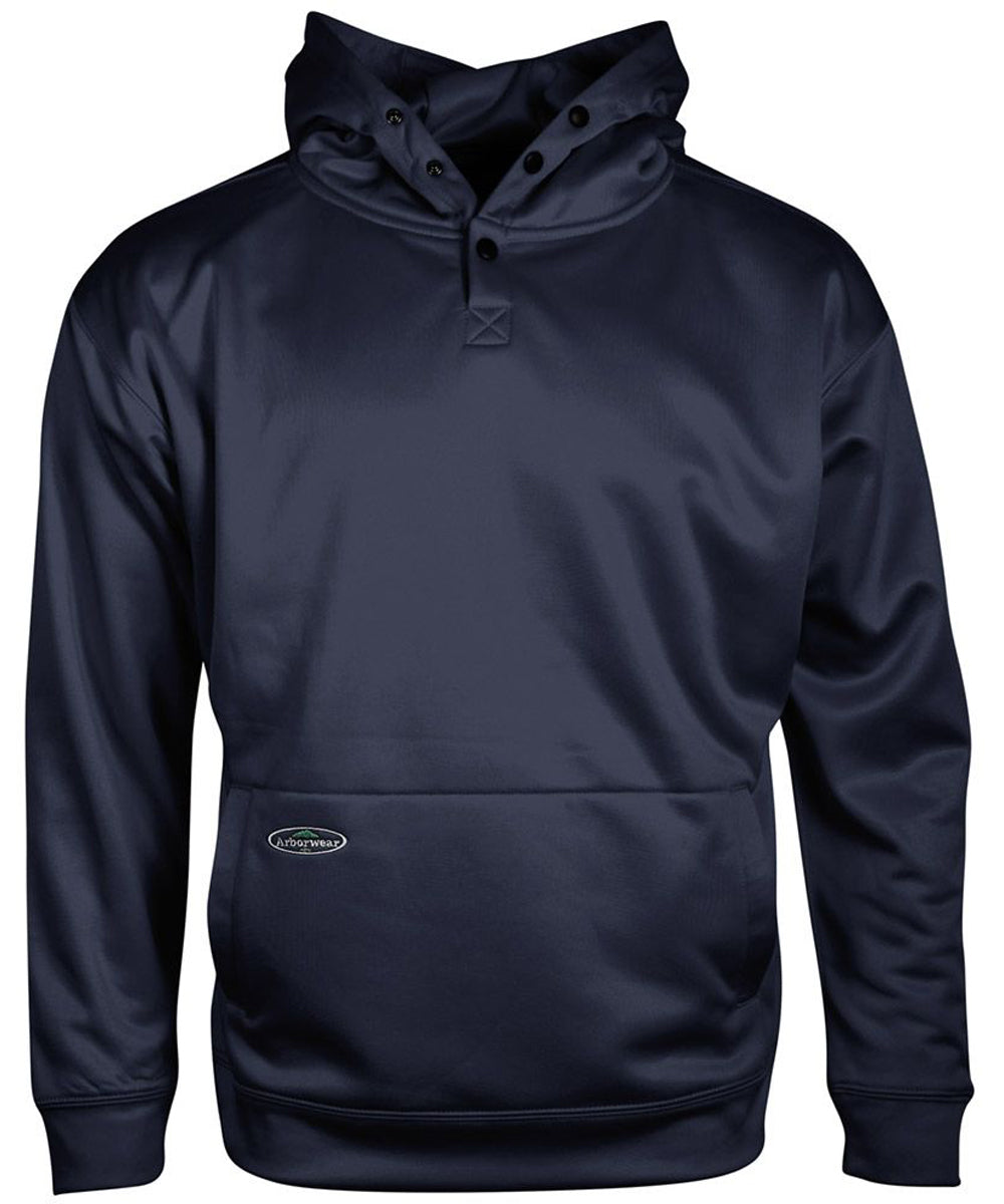 Tech Single Thick Pullover Sweatshirt in Navy color from the front view