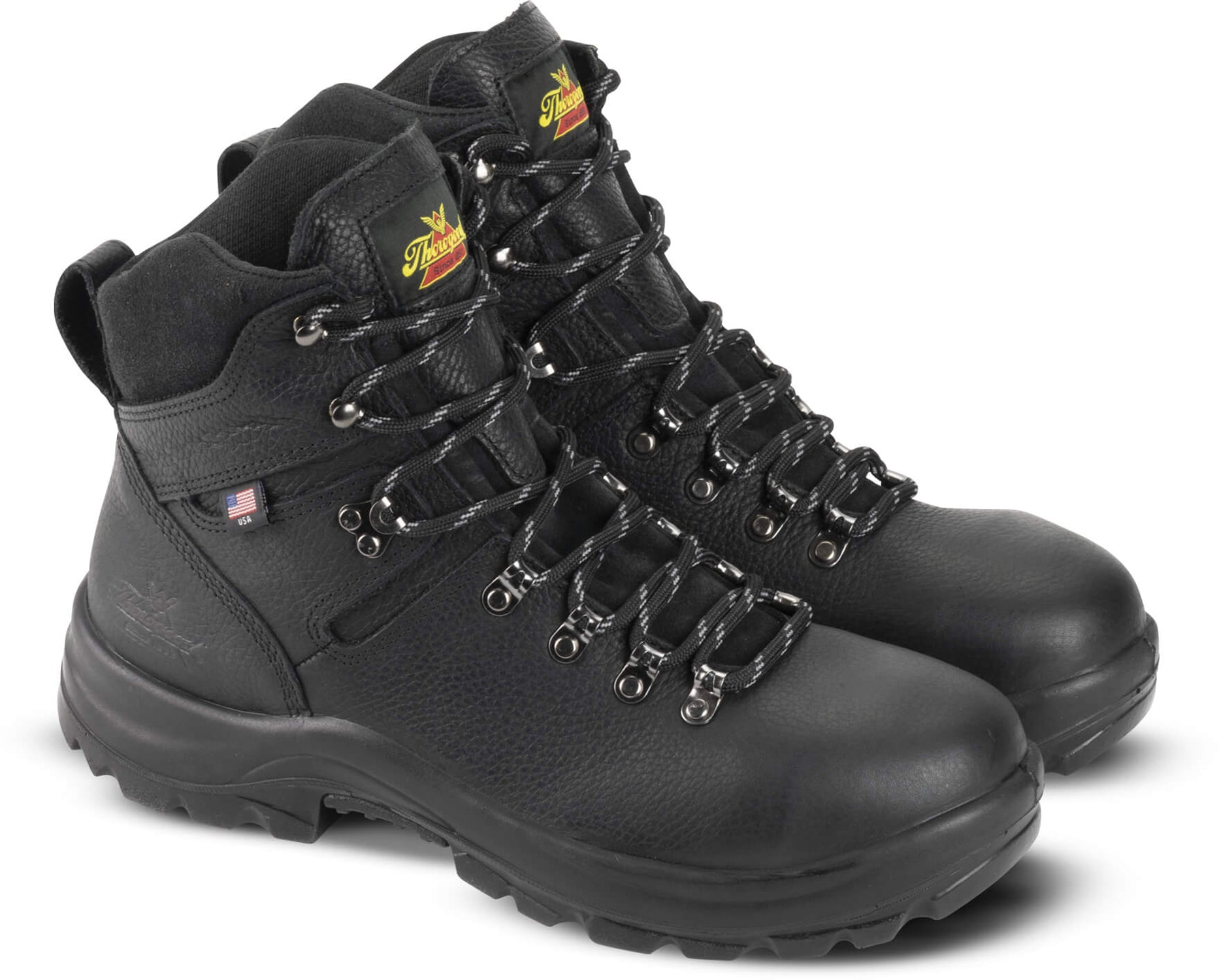 Thorogood Men's American Union Series, Safety Toe Boot Black