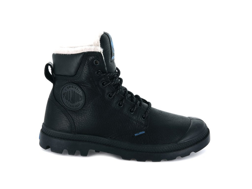 Unisex Palladium Pampa Sport Cuff Wps Boot In Black