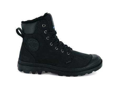 Unisex Palladium Pampa Sport Cuff Wps Boot In Black/Black